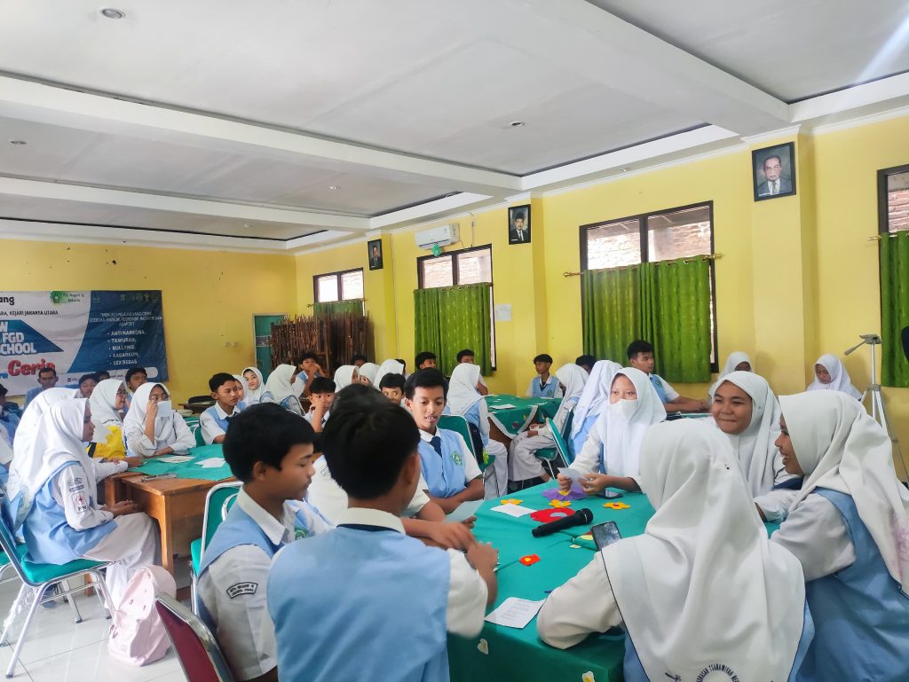 ROADSHOW PERKAPJU FGD GOES TO SCHOOL “MENJADI PELAJAR YANG CERIA (CERDAS,  ENERGIK, RESPONSIF, INOVATIF DAN ADAPTIF) BERSAMA BNN, POLRES DAN KEJARI  JAKARTA UTARA